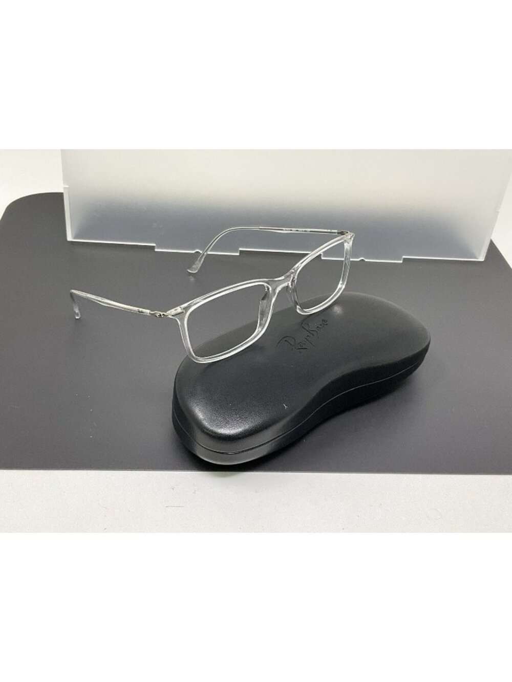 Ray Ban LIGHTRAY RB 7031 2001 53-17-140 Transparent Clear Eyeglasses Frame 53mm